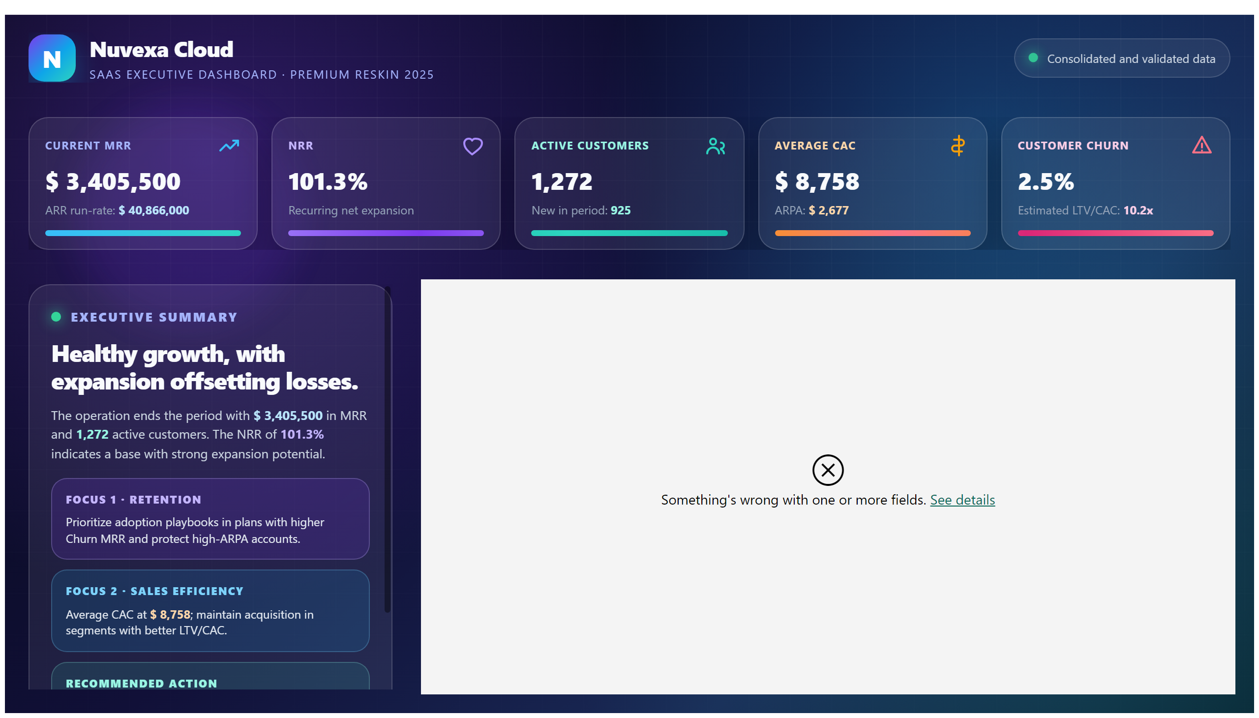 Nuvexa Cloud — Premium SaaS Growth — Details & Actions